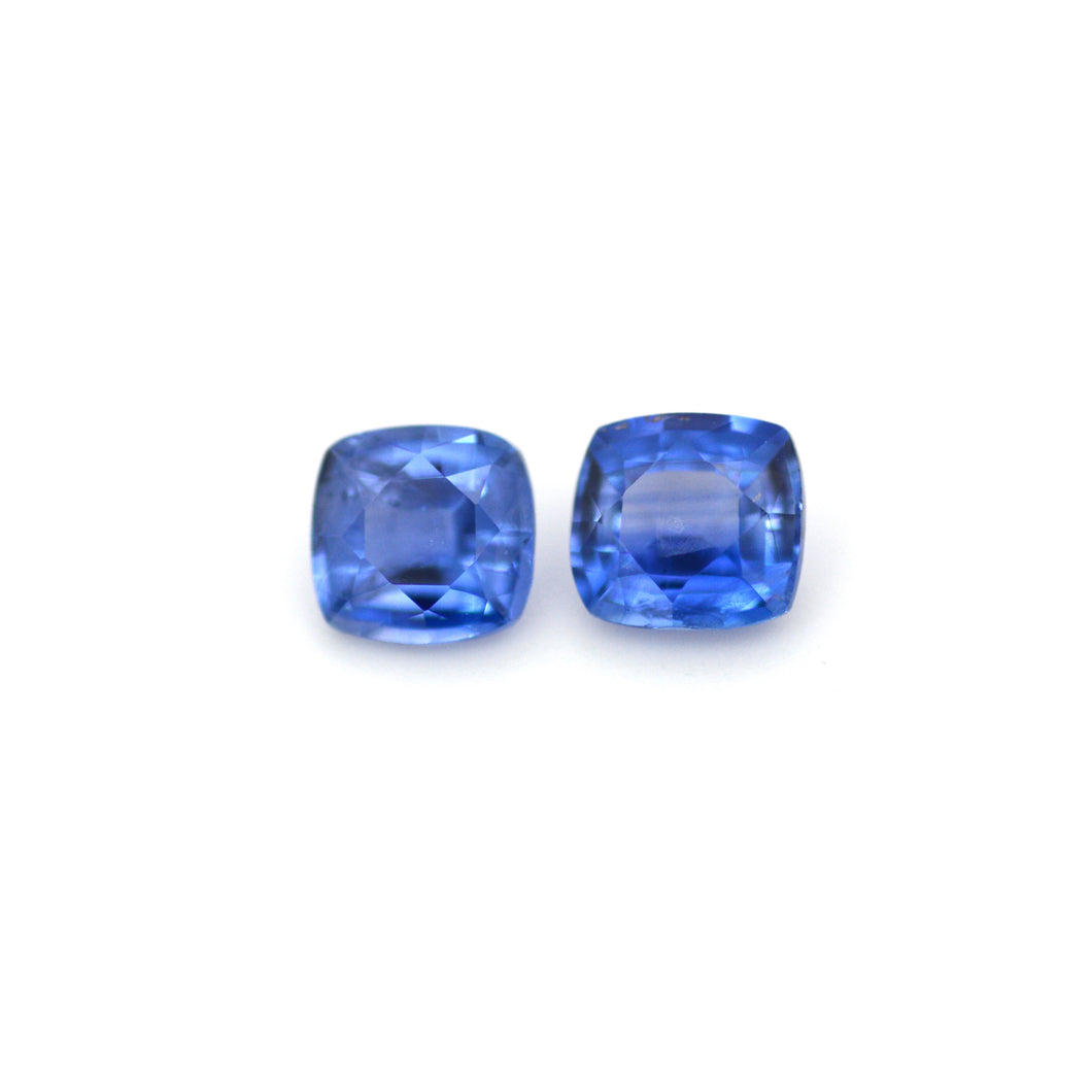 1.38ct Natural Blue Sapphire Pair