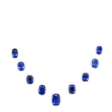 Load image into Gallery viewer, 10.28 carat Natural Royal  Blue Sapphire Cushion shape Layout
