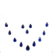 Load image into Gallery viewer, 13.15 carat Natural Royal  Blue Sapphire Pear shape Layout
