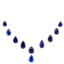 Load image into Gallery viewer, 18.34ct Natural Royal  Blue Sapphire Pear shape Layout
