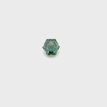 Load and play video in Gallery viewer, Natural Teal Sapphire-Hexagon 1.00 carat
