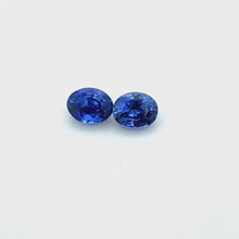 Load and play video in Gallery viewer, 4.11ct Natural Blue Sapphire Pair
