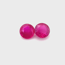 Load and play video in Gallery viewer, Red Ruby Pair 6.00 mm
