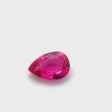 Load and play video in Gallery viewer, 2.31 Ct Pear Natural Ruby.
