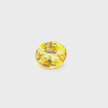 Load and play video in Gallery viewer, 4.59 carat Natural Yellow Sapphire
