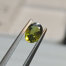 Load image into Gallery viewer, 2 Pieces Oval Rose Cut Natural Green Sapphire
