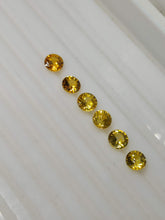 Load image into Gallery viewer, Natural Round Yellow Sapphire Per Stone
