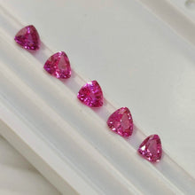 Load image into Gallery viewer, 0.67ct Natural Trilliant Pink Sapphire Per Stone
