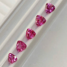 Load image into Gallery viewer, 0.67ct Natural Trilliant Pink Sapphire Per Stone
