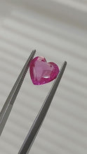 Load and play video in Gallery viewer, 3.24ct Natural Heart Pink Sapphire
