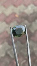 Load and play video in Gallery viewer, 7.14ct Natural Cushion Green Sapphire
