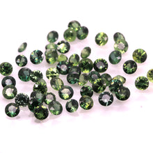 Load image into Gallery viewer, 3.5+mm Round Teal Sapphire (14.94Ct)-55 Pcs.
