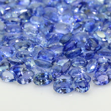 Load image into Gallery viewer, 7x5mm Oval/Pear Natural (D1-D) Blue Sapphire (153.64Ct)
