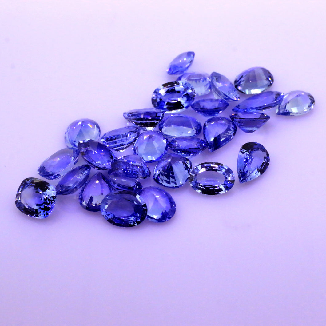 43.46Ct Natural Blue Sapphire Mix Lot (43.46 Ct-36 Pcs)