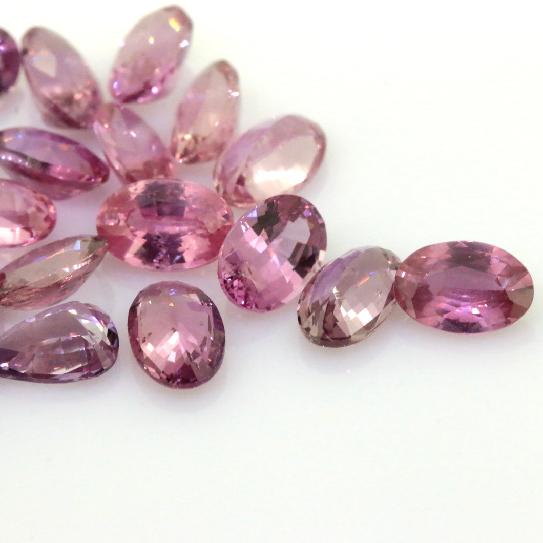 6x4mm Oval/Pear Pink Sapphire (18.46Ct)