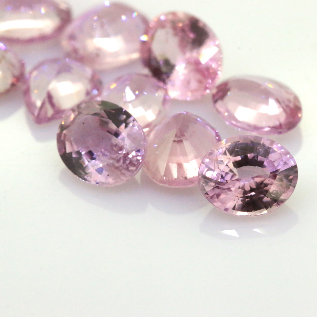 6x5mm Oval/Pear Pink Sapphire (11.80Ct)