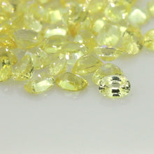 Load image into Gallery viewer, 4x3mm Oval/Pear Natural Yellow Sapphire (91.95Ct)
