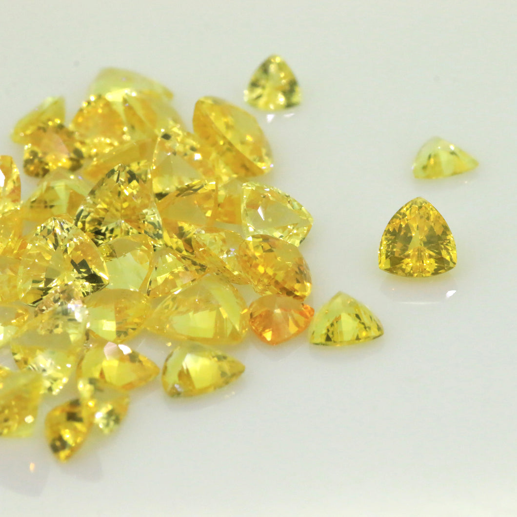 51.86ct Triangle Natural Yellow Sapphire