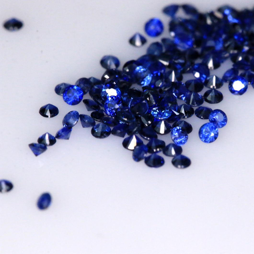 1.1mm Round Natural Blue Sapphire (5.11 Ct)