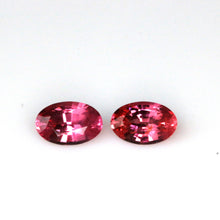 Load image into Gallery viewer, 6.5x4.2mm Oval Pink Sapphire 2 Pcs(1.25Ct)
