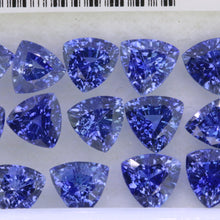 Load image into Gallery viewer, 5.5mm Trillient (G) Natural Blue Sapphire Lot (11.06ct)
