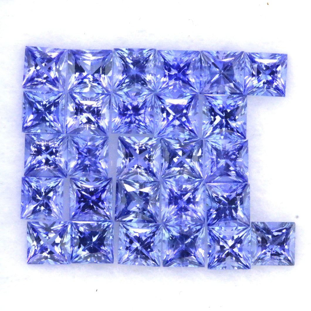 5.5-6.0mm Princes Natural Blue Sapphire(2.84Ct-3 Pcs)