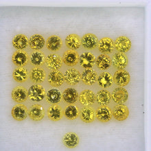 Load image into Gallery viewer, 3.5mm Round Natural Yellow Sapphire (8.59Ct/36 Pcs)
