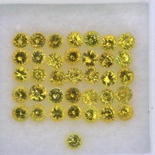 Load image into Gallery viewer, 3.5mm Round Natural Yellow Sapphire (8.59Ct/36 Pcs)

