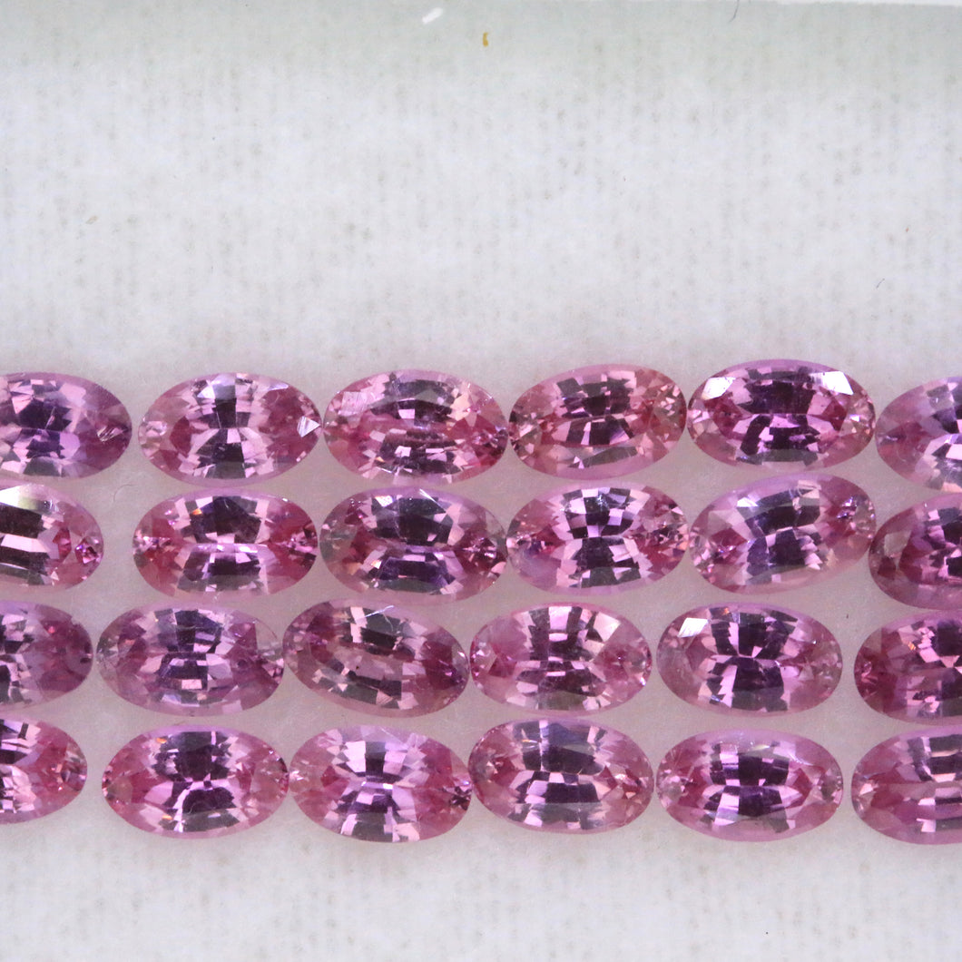 5x3mm  Oval Pink Sapphire (6.87Ct)