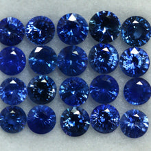 Load image into Gallery viewer, 8.75ct Natural Blue Sapphire  4.5 mm Round One Lot

