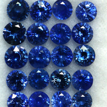 Load image into Gallery viewer, 8.75ct Natural Blue Sapphire  4.5 mm Round One Lot
