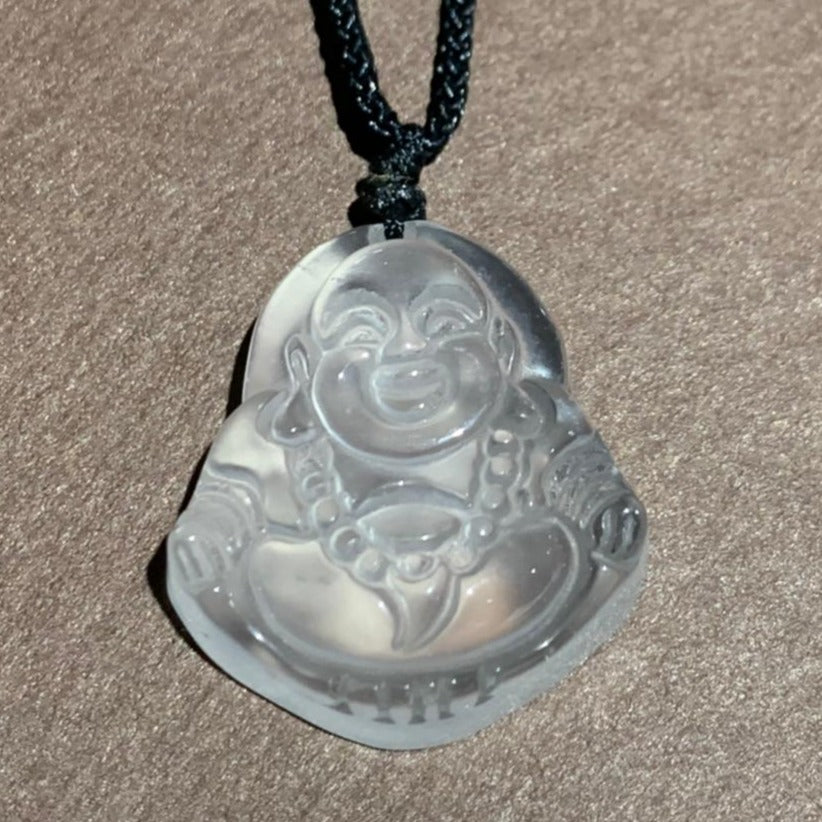 Carved Chalcedony Necklace