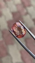 Load and play video in Gallery viewer, 6.53ct Natural Oval Padparadscha
